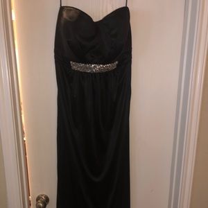 Strapless Floor Length Formal Gown